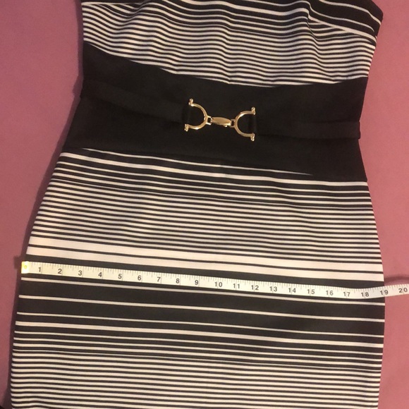 Black and White Striped Dress - Picture 10 of 10